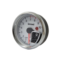 Autotecnica 3 3/4" Tachometer Tacho Analogue Gauge 1000 RPM White Face 