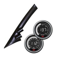 Pillar Pod for Mazda BT50 UP 2011-2015 w/ Digital Diesel Boost & Oil Temp Gauges