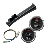 Pillar Pod Digital Gauges for TRITON MN with SRS 2009-15 Boost Exhaust Oil Water