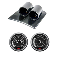 VY VZ Commodore Dash Pod w/ DIGITAL OIL PRESSURE and BOOST GAUGE Black
