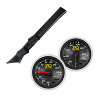 SAAS Dual Pillar Pod w/ Boost & Oil Pressure SRD Gauges for Impreza WRX N Ser 93-00
