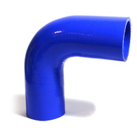 SAAS Silicone Hose 90 Degree 51mm Internal Diameter Black or Blue [Colour: Blue]