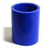 SAAS Silicone Hose Straight 45mm Internal Diameter x 76mm long Black or Blue