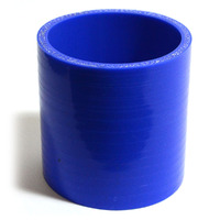 SAAS Silicone Hose Straight 70mm Internal Diameter x 76mm long Black or Blue [Colour: Blue]