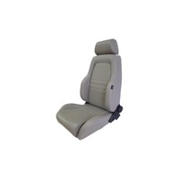 Autotecnica 4X4 Adventurer PU Leather Seat Grey Series 1 - Single