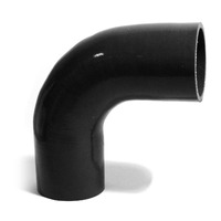 90Deg Silicone Hose 70x70 BLK