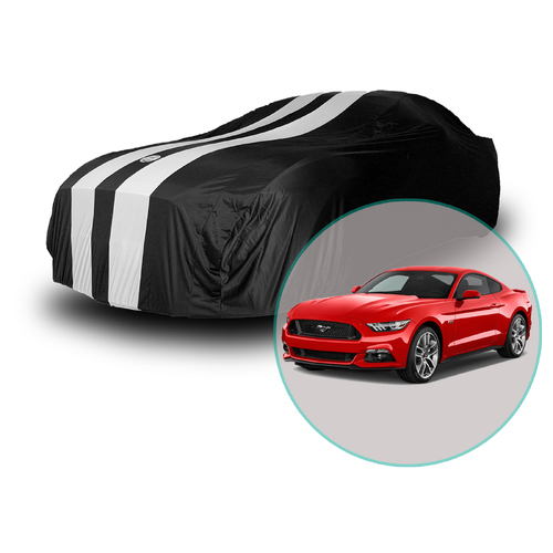 Indoor Show Car Cover Gran Turismo Suit Ford Mustang GT Fastback 2015-2018 Black