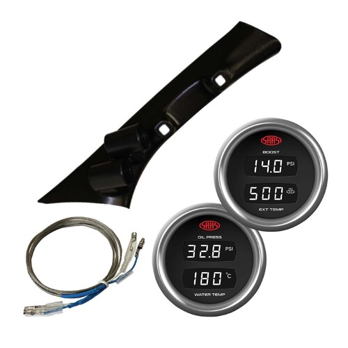 Pillar Pod Digital Gauges for COLORADO RG series 1 2012-2016 Boost EGT Oil Water