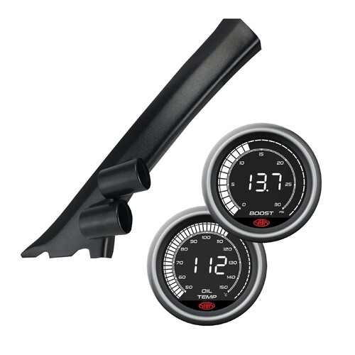 Pillar Pod with Digital Boost Oil Temp Gauges for VW AMAROK 2H 2011-Current