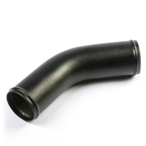 SAAS Pipe 76mm Ø x 45 Degrees Aluminium Black Powder Coat