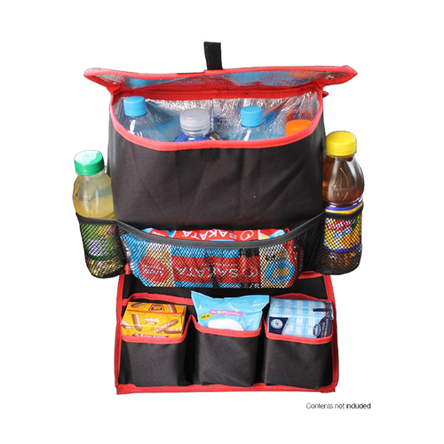 Backseat Organizer w/ Cooler Bag Protector Child Car 4WD Truck Boat Motorhome